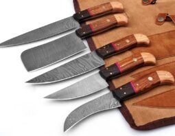 professional-kitchen-damascus-knife-set